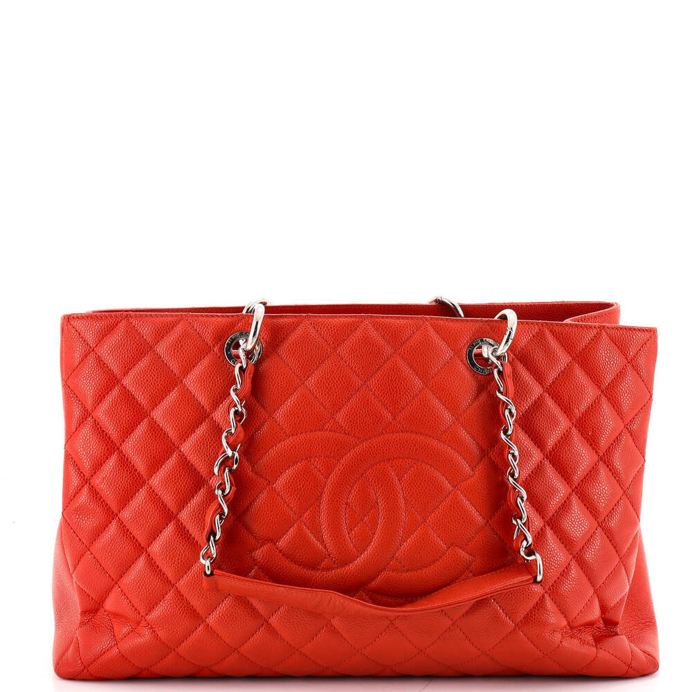Chanel XL Grand Shopping Tote Quilted Caviar